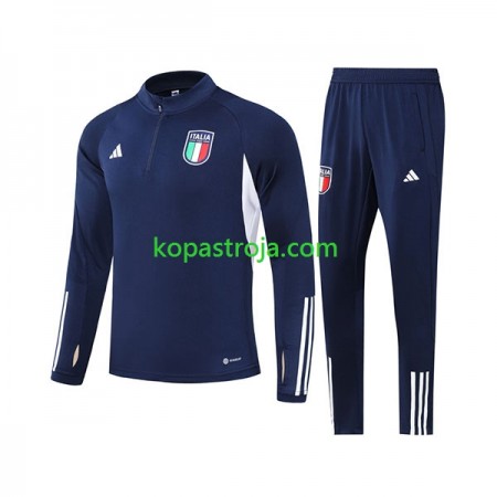 Italien Tränings Sweatshirtställ Blå 2023/24